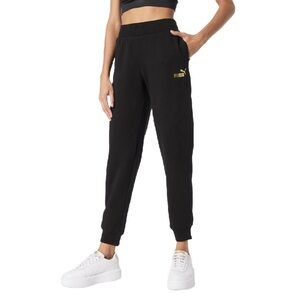 (NWOT) Puma High-Waist Tapered Joggers | Black Fleece Athletic Sweatpants - XS​
